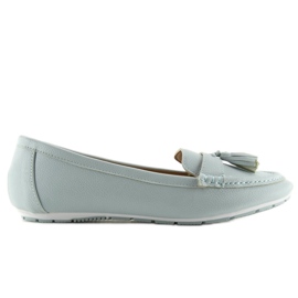 Blaue Slipper für Damen 3147 L. Blau