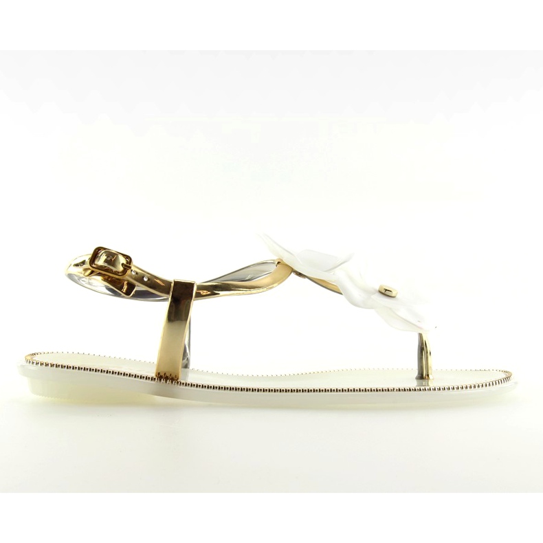 Sandalen meliski weiß KG19P geleeweiß