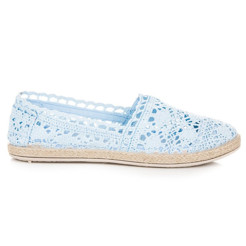 Seastar Espadrilles aus blauer Spitze