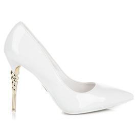 Seastar Stilettos mit dekorativem Absatz weiß