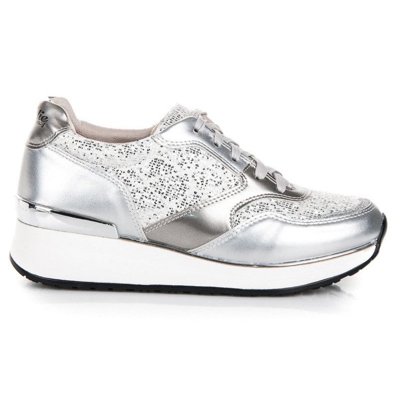 Kylie Sportschuhe mit Glitzer grau