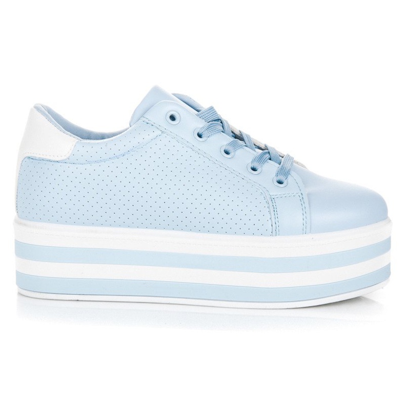 Seastar Schnürschuhe auf der Plattform blau