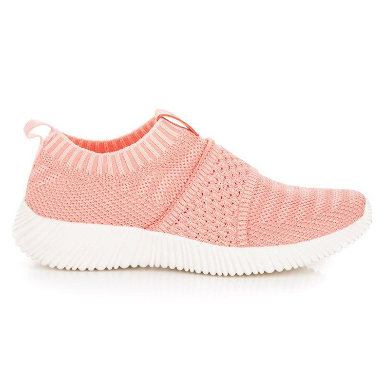 Kylie Sneaker zum Hineinschlüpfen aus Textil rosa