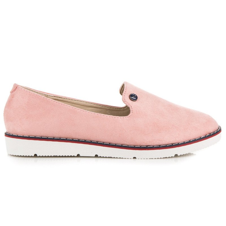 Vices Laster aus rosa Wildleder