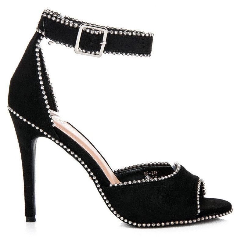 Seastar Wildledersandalen auf hohem Absatz schwarz