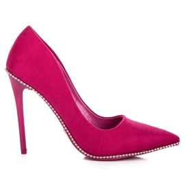 Seastar Modische High Heels in Fuchsia rosa