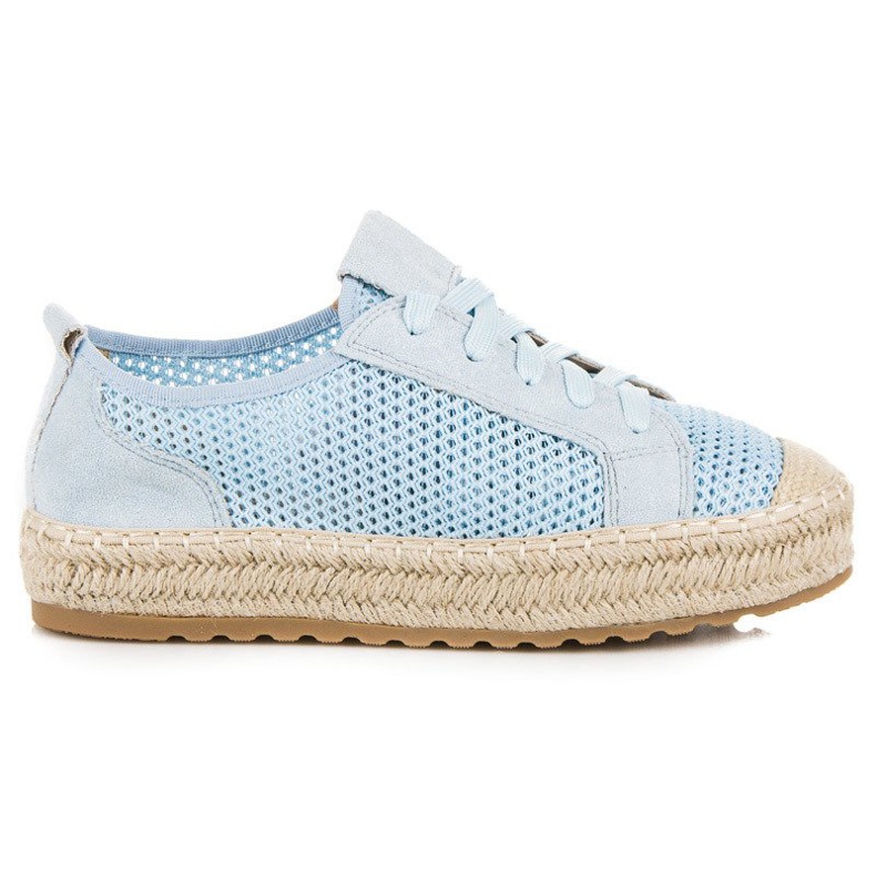 Seastar Durchbrochene Espadrilles auf der Bindung blau