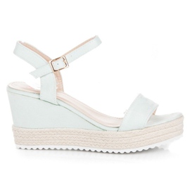 Seastar Espadrilles-Sandalen mit Keilabsatz grün
