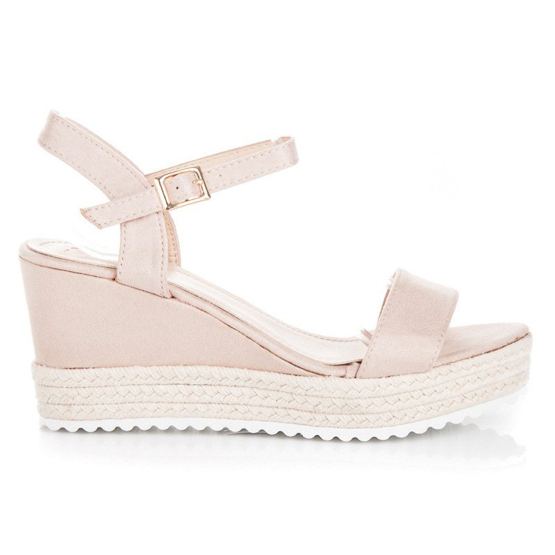 Seastar Espadrilles-Sandalen mit Keilabsatz braun