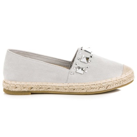 Coura Graue Espadrilles