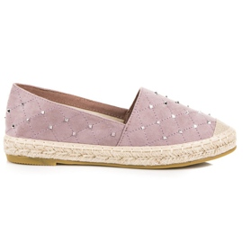 Coura Gesteppte Espadrilles aus Wildleder violett