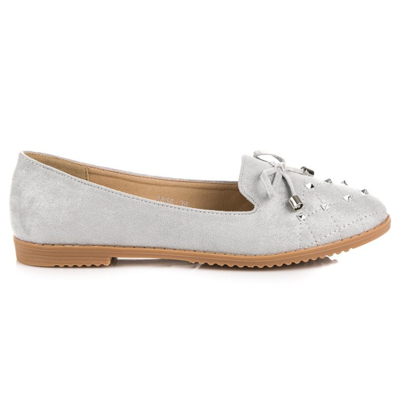 Coura Graue Wildleder-Loafer