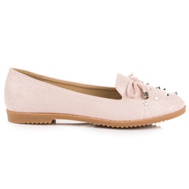 Coura Rosa Wildleder-Loafer