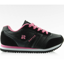 Schuhe Laufstil B686 schwarz-pink