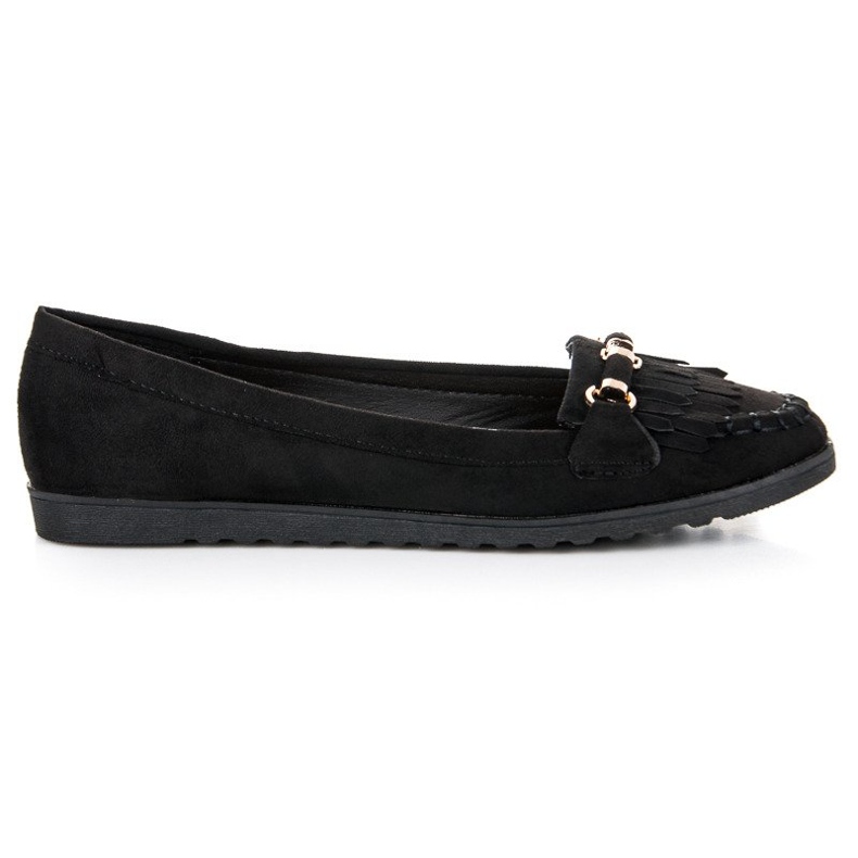 Schwarze Damen Slipper