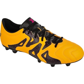 Adidas X 15.3 FG / AG M Leder S74640 Fußballschuhe orange orange