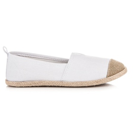 Mckeylor Ballerinas espadrilles weiß braun