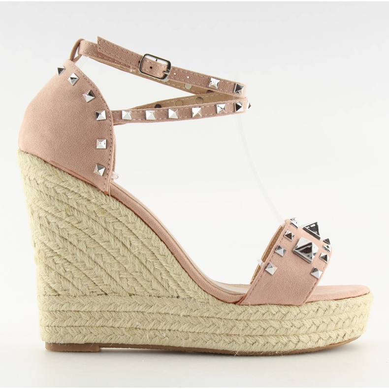 Espadrilles auf Keilabsatz rosa 100-862SC rosa