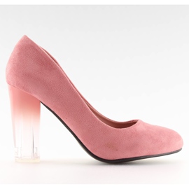 Pumps High Heels ombre pink 889-6 Pink rosa