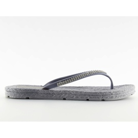 Grau CK40P Graue Gummi-Flip-Flops