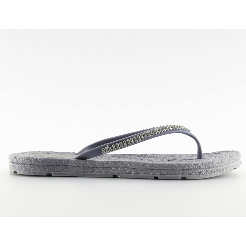 Grau CK40P Graue Gummi-Flip-Flops
