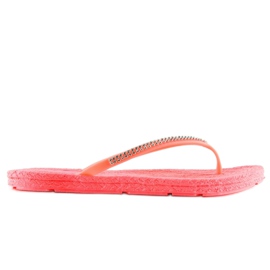 Flip-Flops, Gummirosen CK40P Koralle rosa
