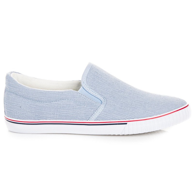 Hasby Slipons aus Stoff blau