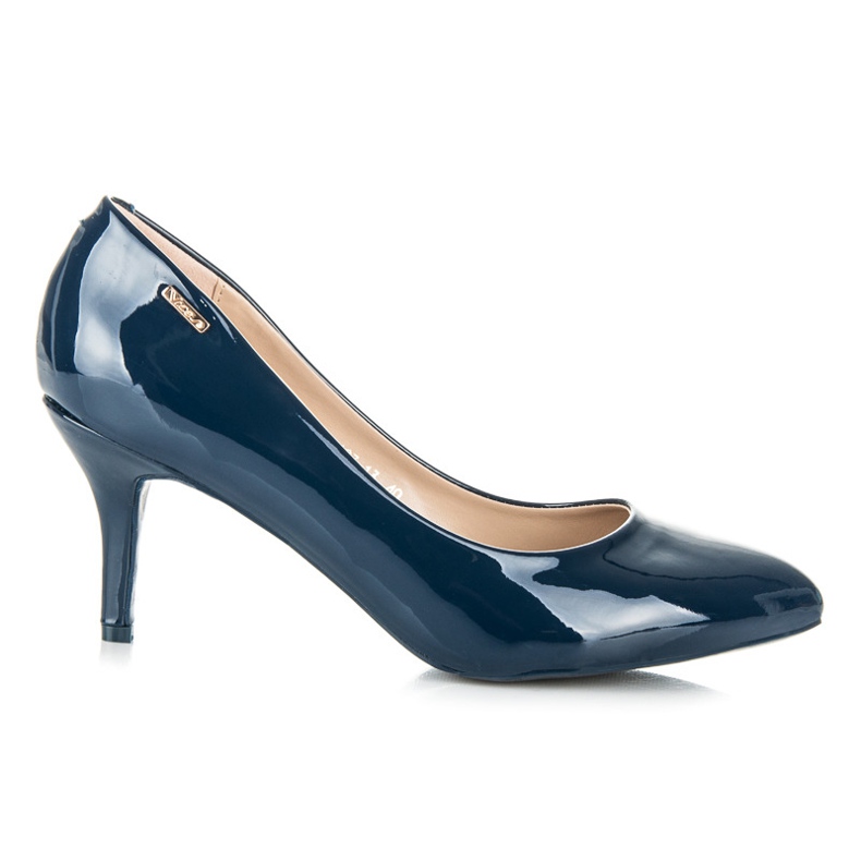 Vices Klassische Glanz-Heels blau