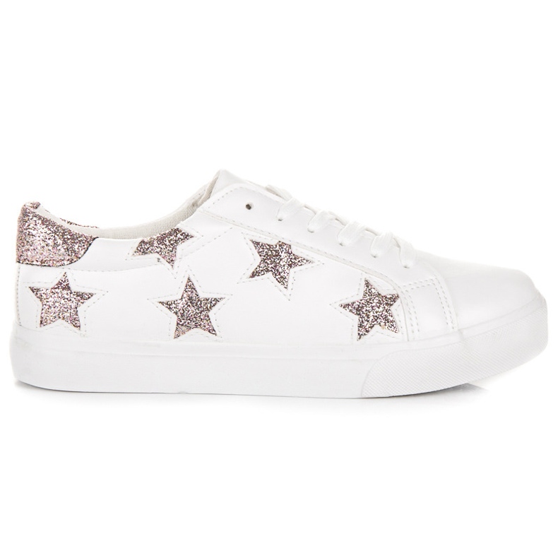 Stylische weiße Turnschuhe