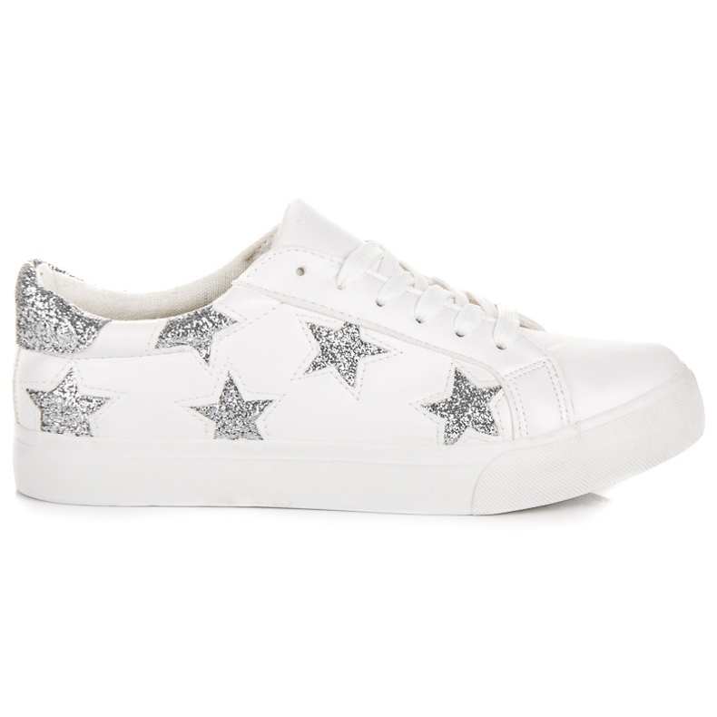 Stylische weiße Turnschuhe