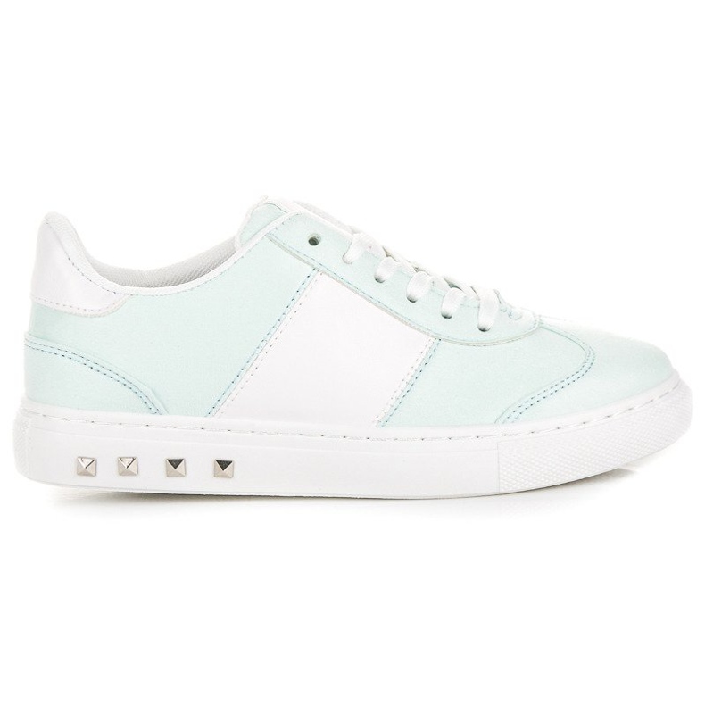 Sport Wildleder Sneakers weiß grün