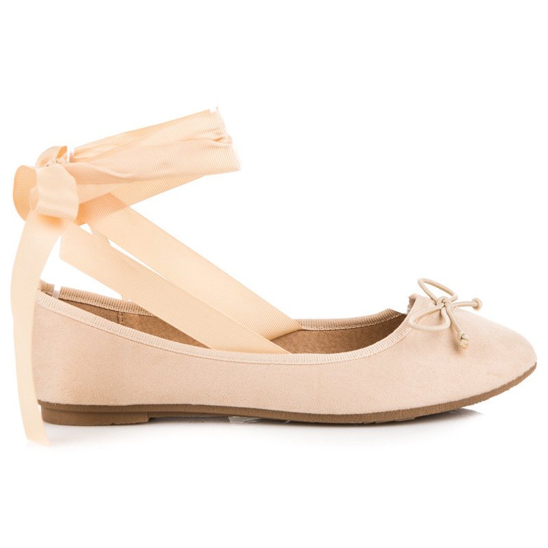 Ch. Creation Ballerinas aus Wildleder braun