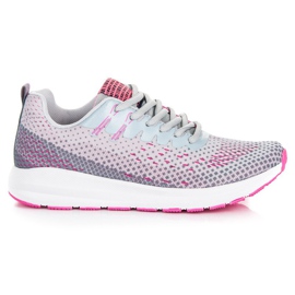 Ax Boxing Bequeme Sportschuhe grau rosa