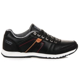 Arrigo Bello Schwarze Herren Turnschuhe