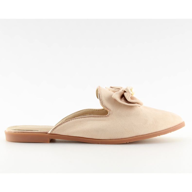 Beige Herrenhausschuhe D-6539 beige