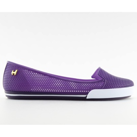 Trunks meliski fioletowe KM59 NAVY / WEISS lila
