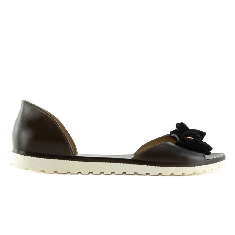 Ballerinas mit offener Spitze meliski schwarz S1 schwarz