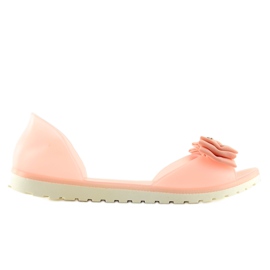 Ballerinas mit offener Spitze meliski beige S1 nackt rosa