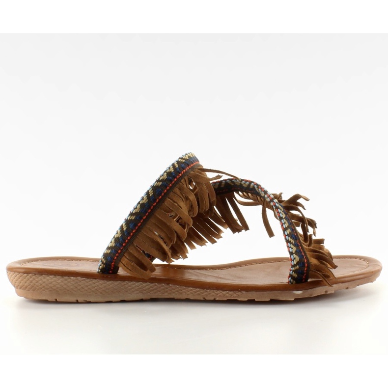 Flip-Flops im indischen Stil k1626302 Camel braun