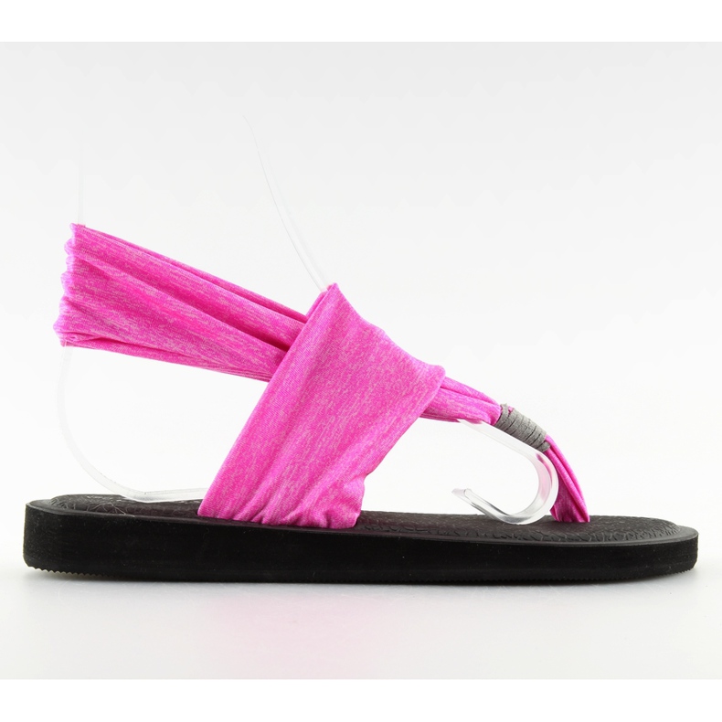 Pinkfarbene Flip-Flops aus Baumwolle rosa