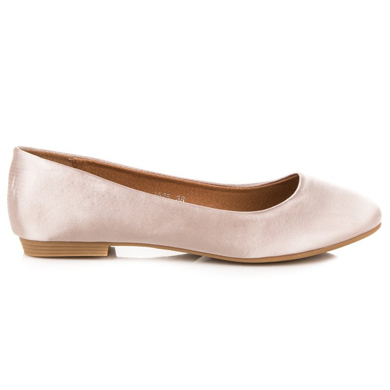 Ch. Creation Ballerinas aus Satin in Beige