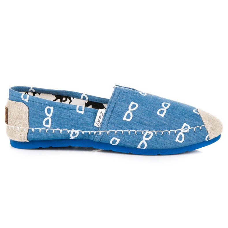 L. Day Blaue Slipons