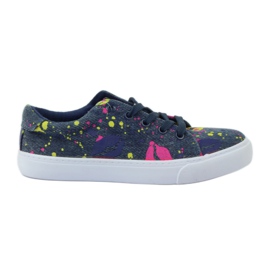 American Club Denim-Turnschuhe Turnschuhe im amerikanischen Mund marineblau