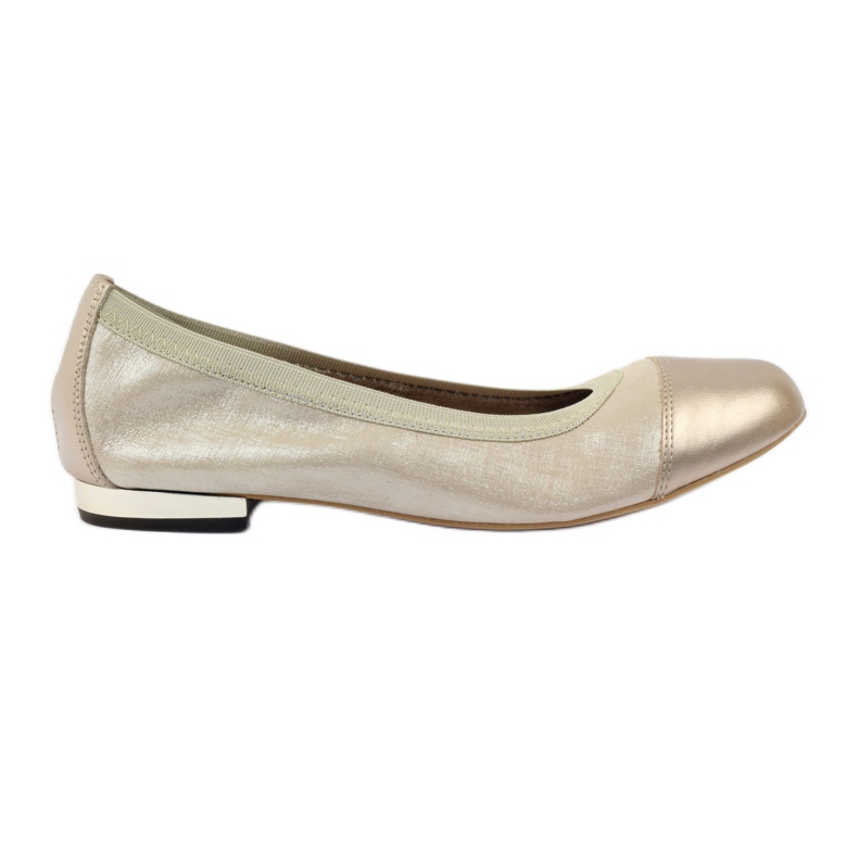 Damenballerinas elastisch Gamis 1402 gold golden