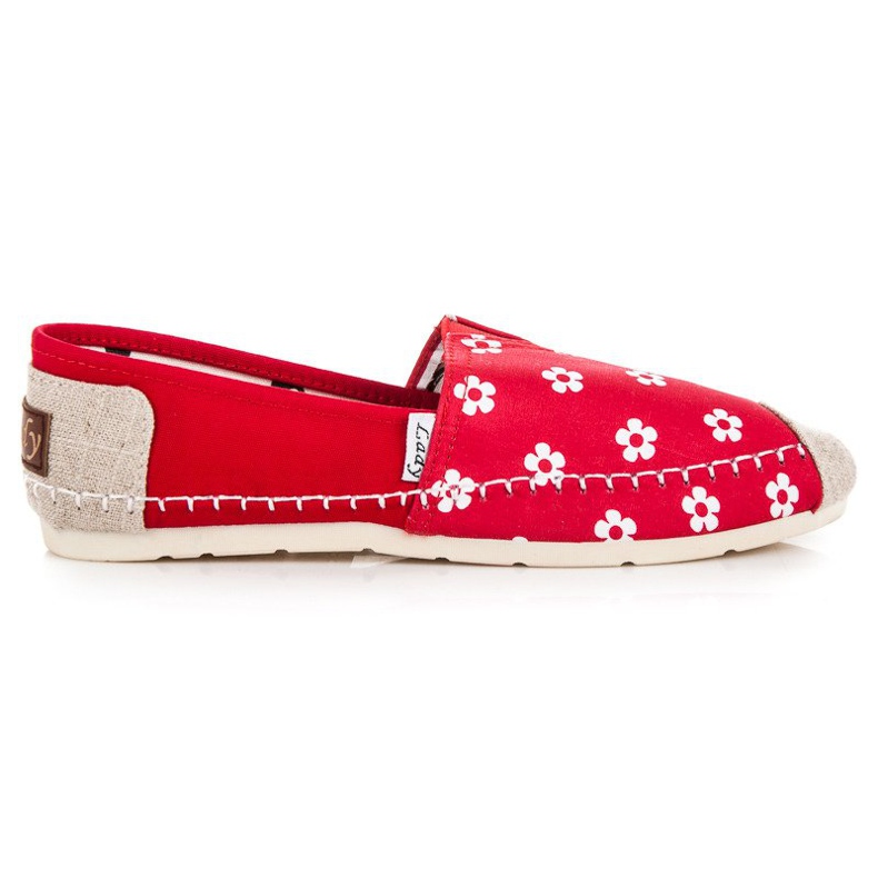 L. Day Rote Espadrilles in Blumen