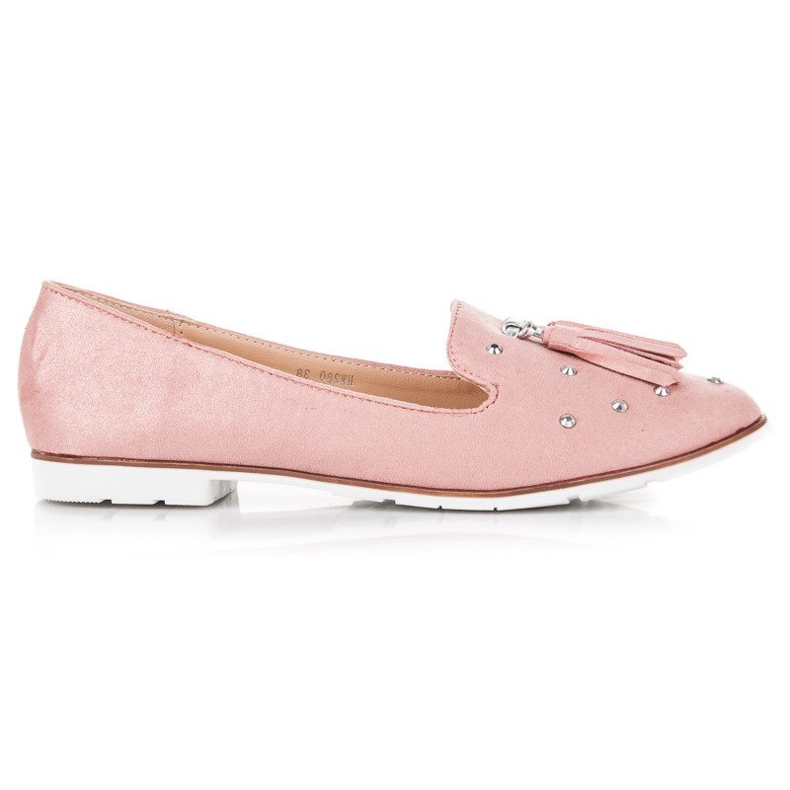 Sergio Todzi Wildleder-Herren mit Fransen rosa