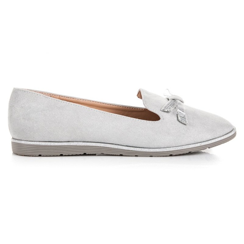 Anesia Paris Graue Wildleder-Loafer