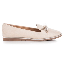 Anesia Paris Beige Wildlederloafer