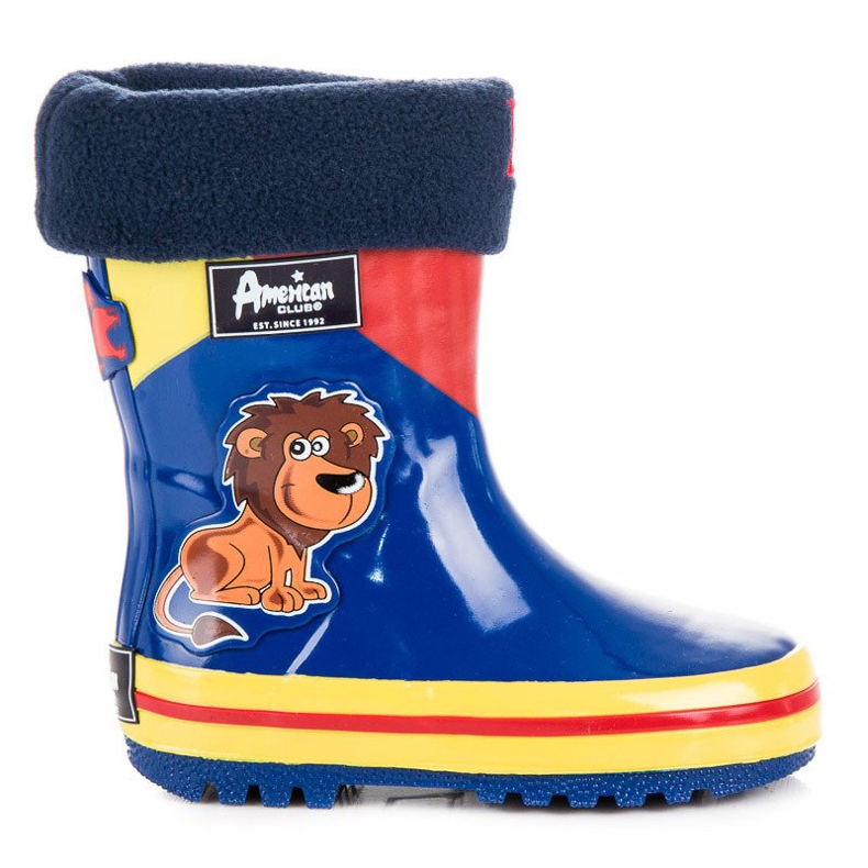 American Club Galoschen mit amerikanischer Erwärmung blau