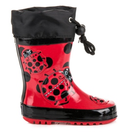 American Club Galoschen Amerikaner Biedronka rot